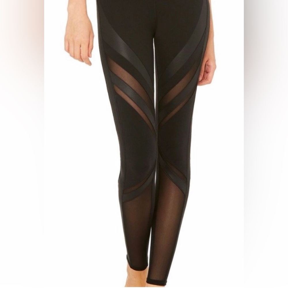 Alo Leggings with Mesh Cutouts